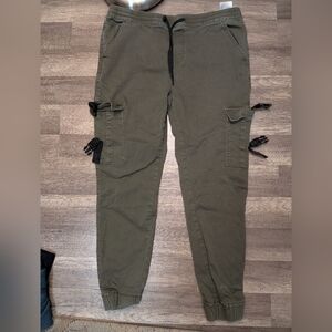 GUESS Cargo Pants In Green Men's Size L × 30